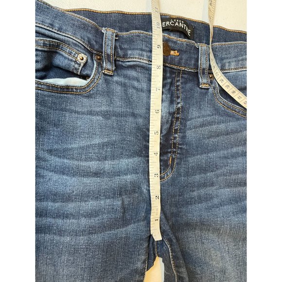 J. Crew Womens Jeans Mercantile Skinny Leg Mid Rise Medium Wash Blue Size W28 - Picture 4 of 9